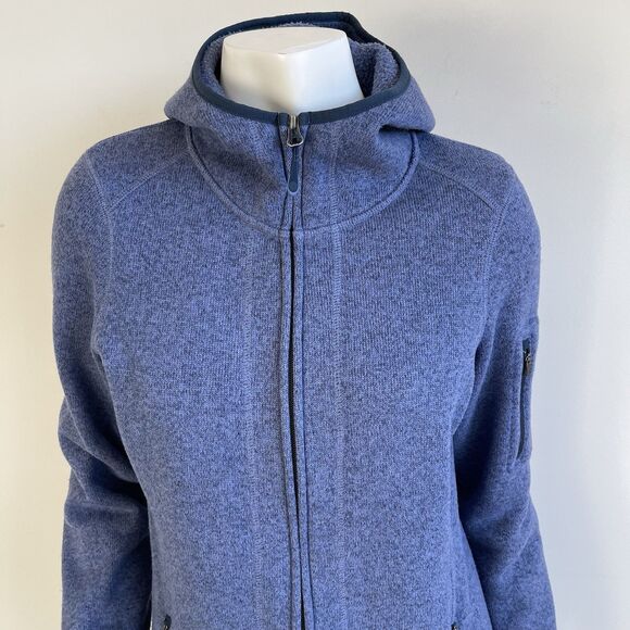 L.L.Bean Sweater Fleece Jacket Coat Long Hoodie Size Small Cozy Comfy Casual - Picture 2 of 13